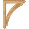 Ekena Millwork Thorton Arts and Crafts Rough Sawn Bracket w/ Offset Brace, Western Red Cedar, 6"W x 30"D x 38"H BKT0604X30X38THR03RWR - alternate 2